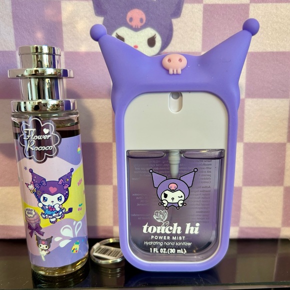 Kuromi Checkered Tote Bag and Accessories Set - Picture 3 of 8